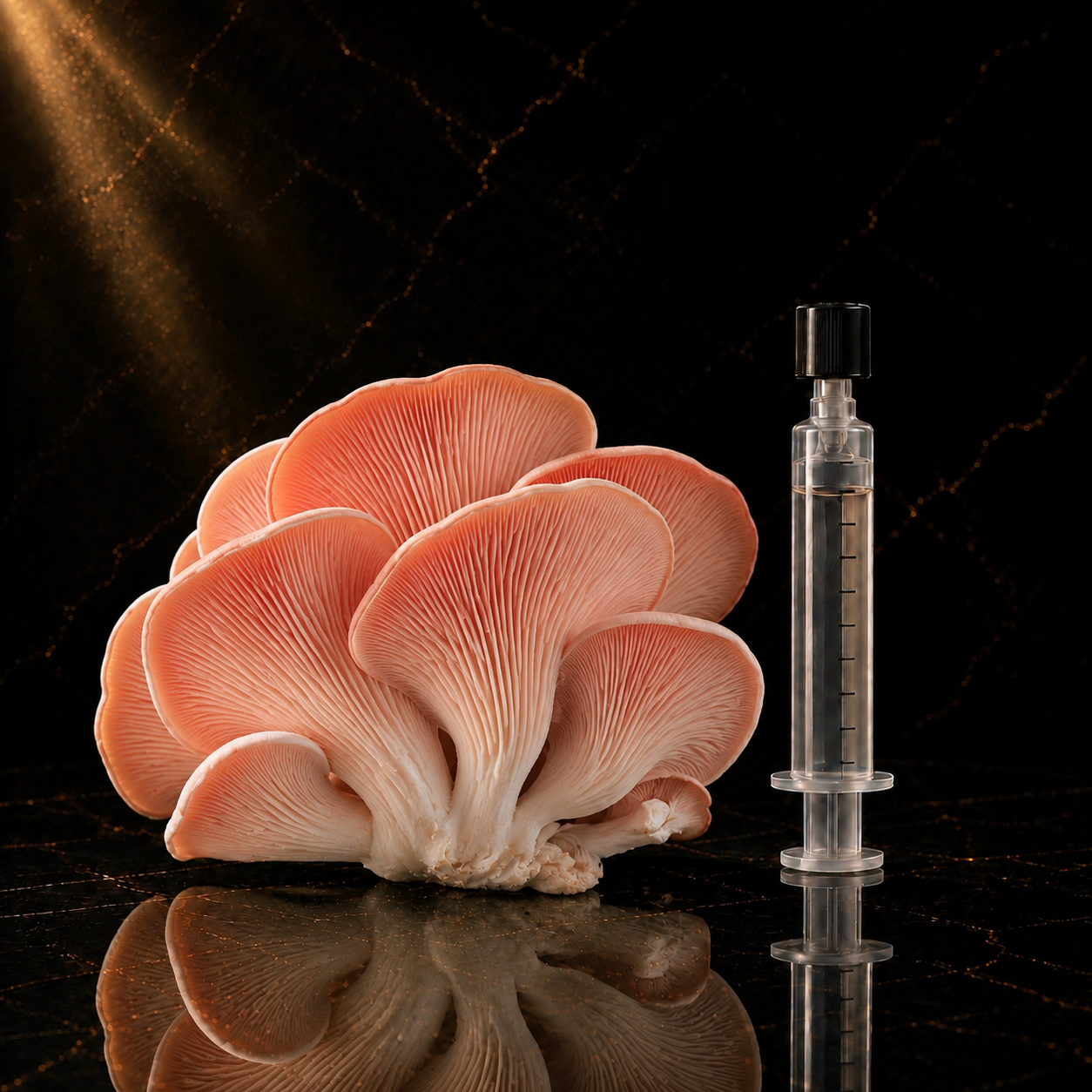 Pink Oyster (pleurotus Djamor)